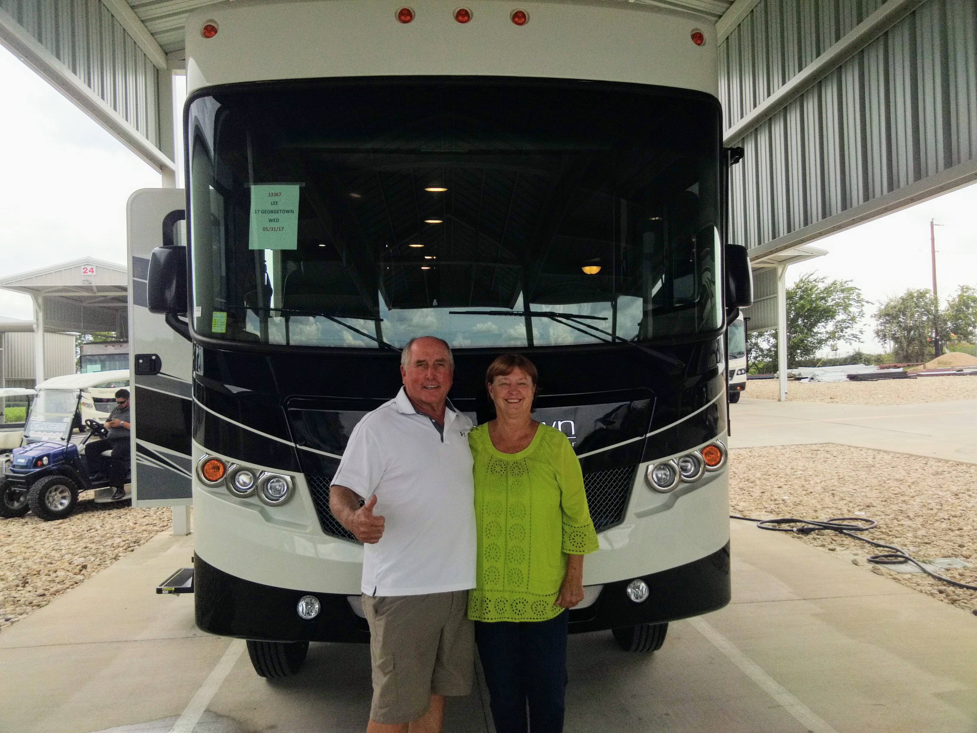 2017 Forest River Review, Class A sold to the Lee’s of